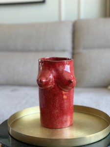 Wazon cycuszki czerwień faluńska