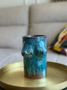 Wazon cycuszki turkus