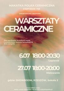 Warsztaty ceramiczne 6.07 & 21.07