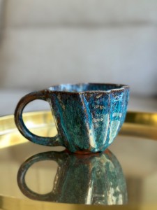 Kubek organiczny 290ml Turkus