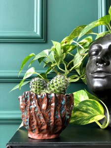 Osłonka organiczna z turkusem mała